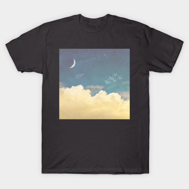 Paper Sky T-Shirt by LylaLace Studio